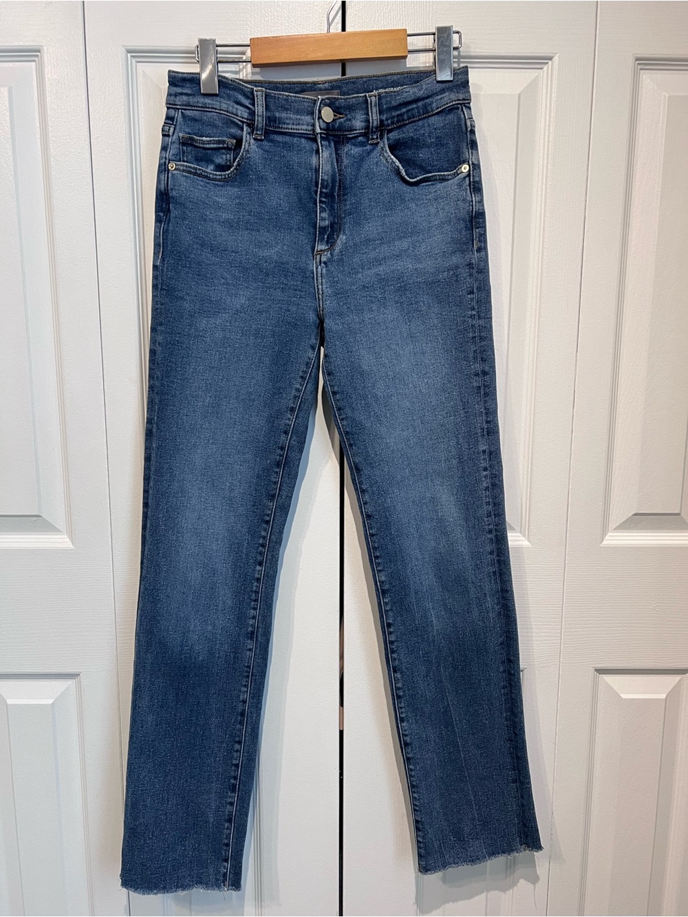 DL1961 Blue Patti Straight High Rise Jeans Size 26